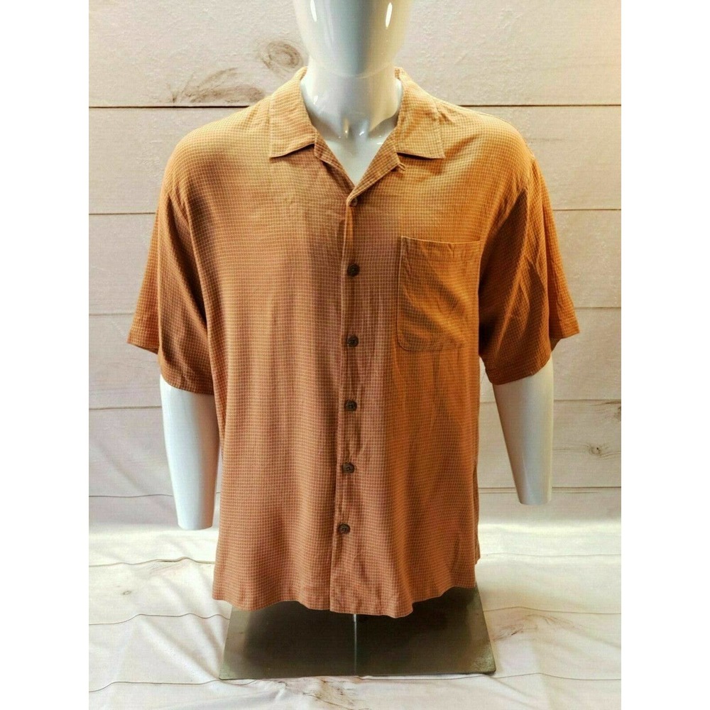 Tommy Bahama 100% Silk Button Down Relax Fit